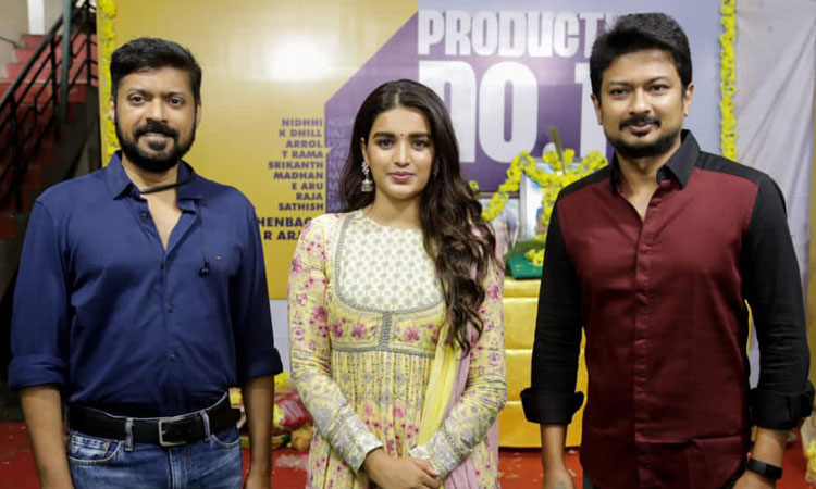Udhyanidhi’s new venture with Nidhhi Agerwal is on floors